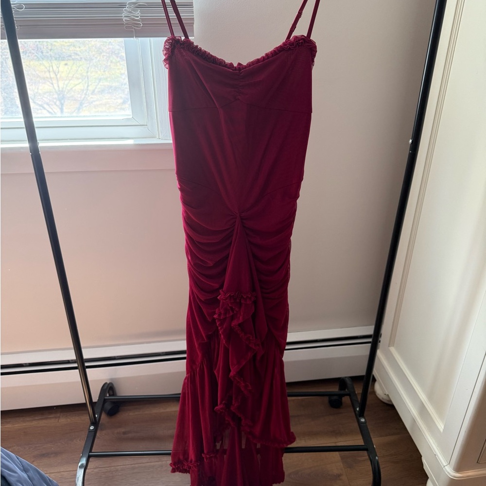 Burgundy Wedding Guest Dress